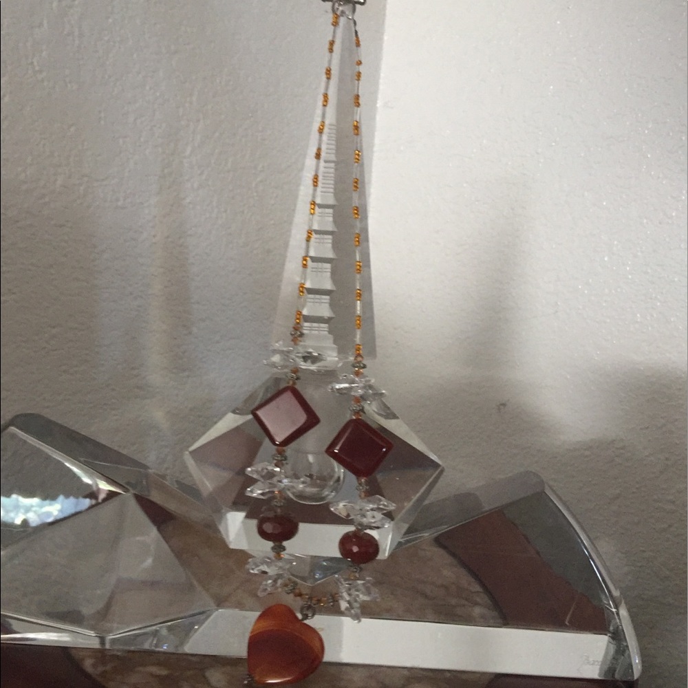 Hand made Carnelian Crystal Necklace